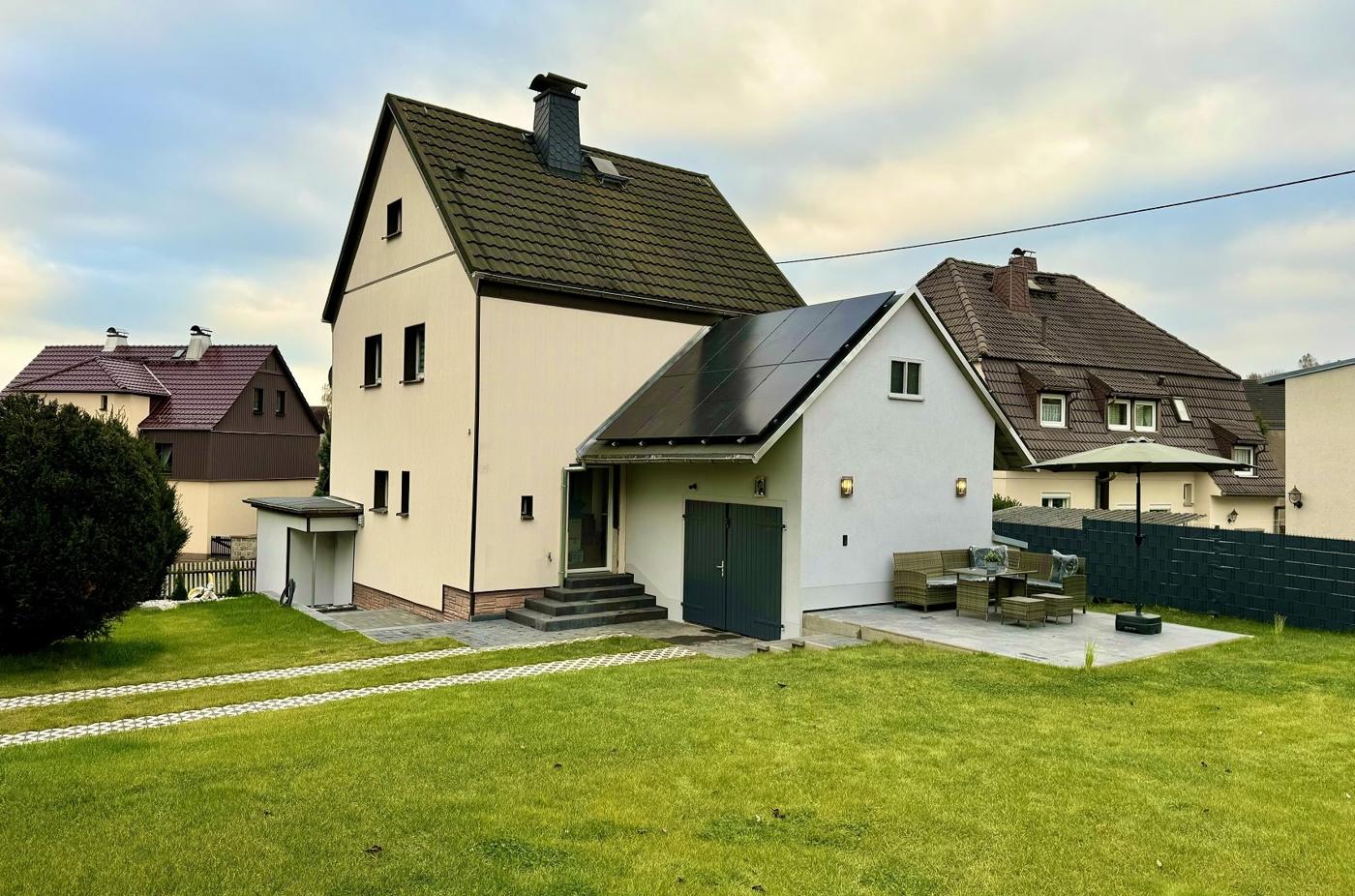 Das Ferienhaus Anja mit Garten in Lichtenau
